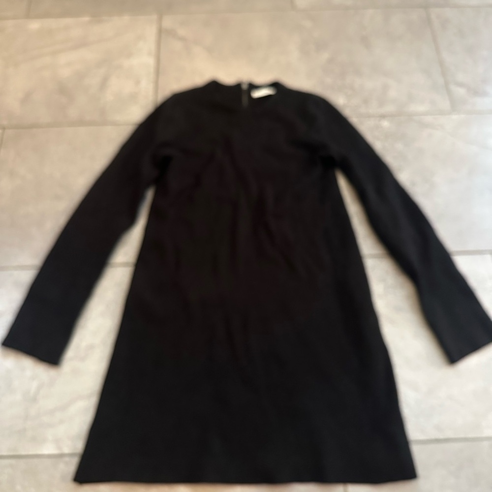 Zara Knit Black Sweater dress